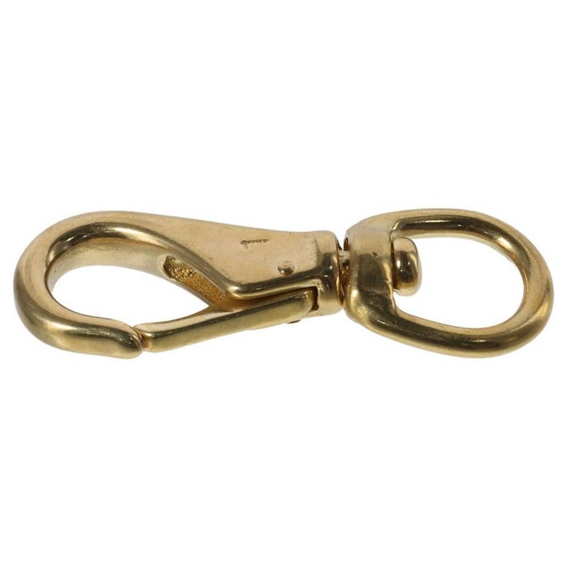SHUATI 2Pcs Swivel Snap Hooks, Boat Hook, 3-1/4" Pet Rope Clips, 3/4" Swivel Eye Diving Clips for Straps, Luggage, Leathercarft, Solid Brass - Image 5